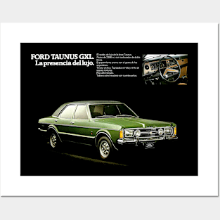 FORD TAUNUS GXL - advert Posters and Art